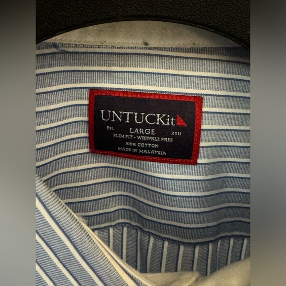 UNTUCKit striped button up - Picture 3 of 3
